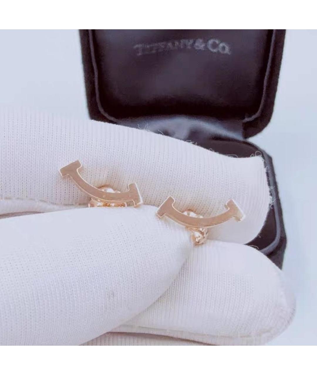 TIFFANY&CO Розовые серьги из розового золота, фото 8