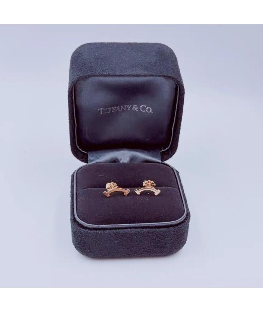 TIFFANY&CO Розовые серьги из розового золота, фото 7