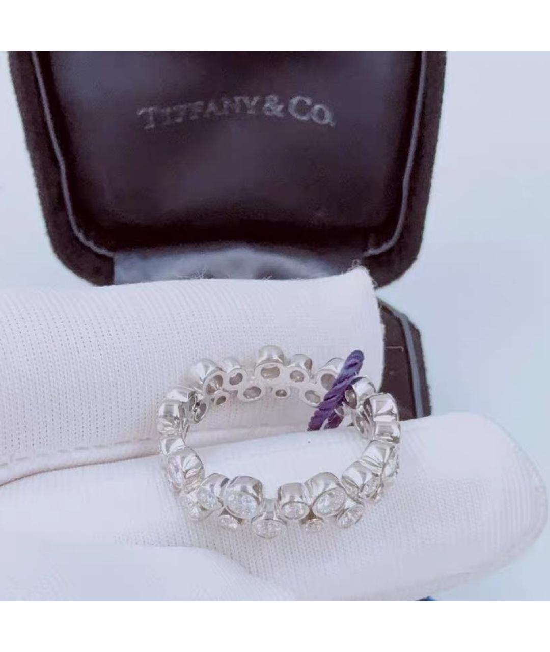 TIFFANY&CO Белое платиновое кольцо, фото 5