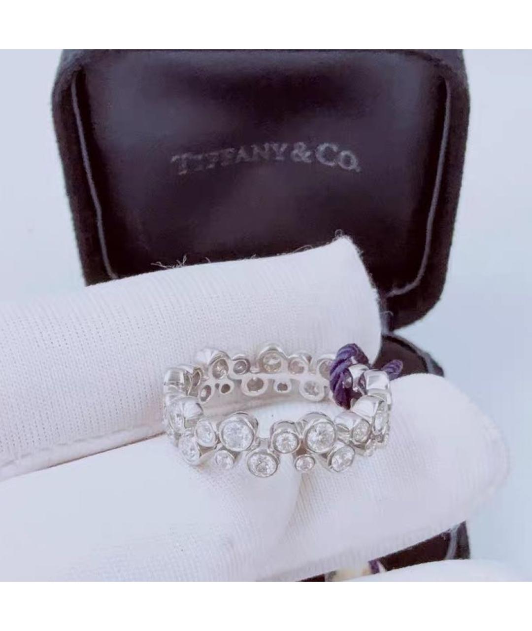 TIFFANY&CO Белое платиновое кольцо, фото 6