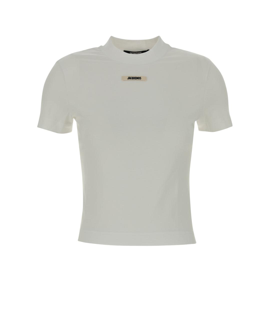 JACQUEMUS Белая футболка, фото 1