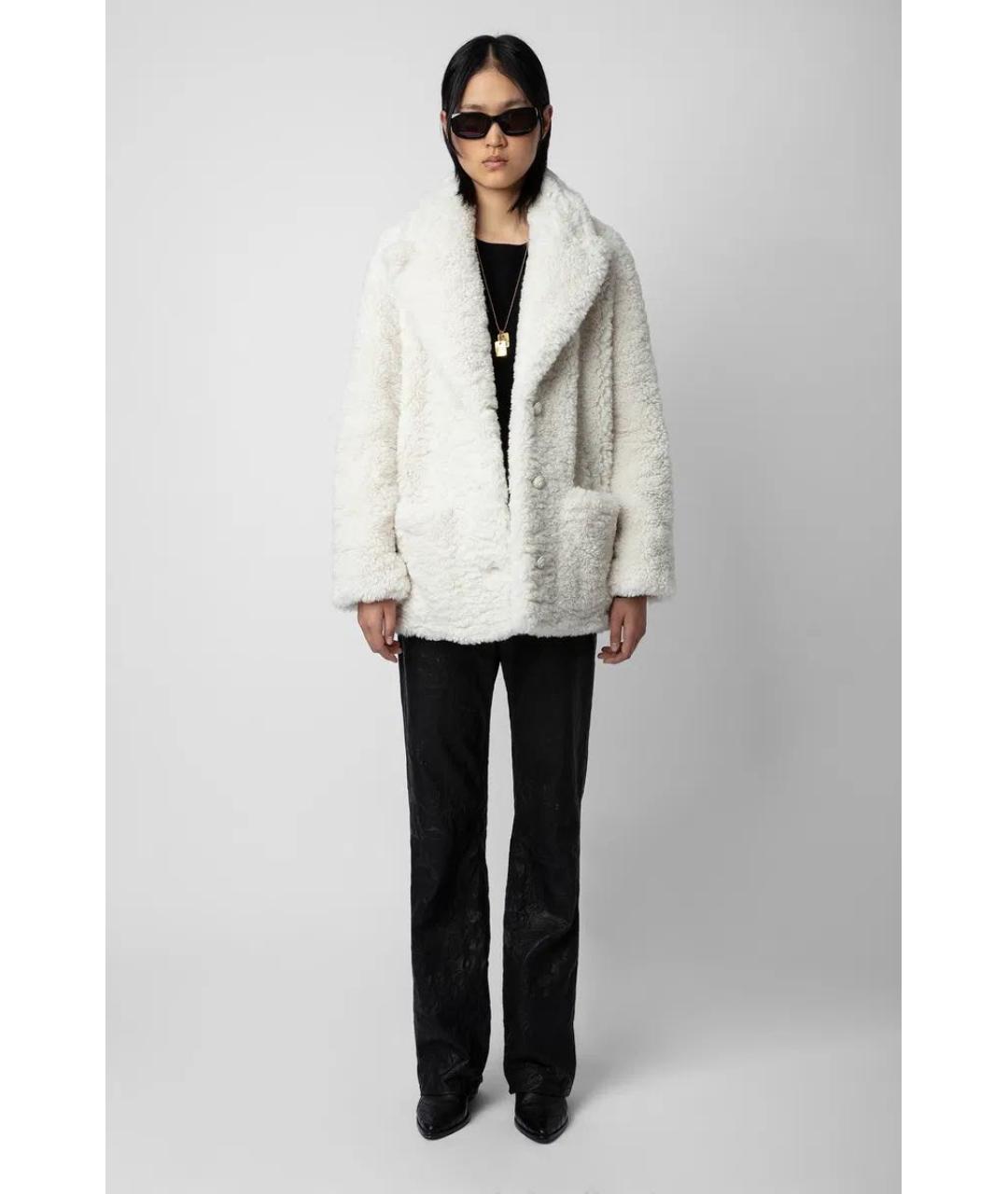 ZADIG & VOLTAIRE Белая шуба, фото 8