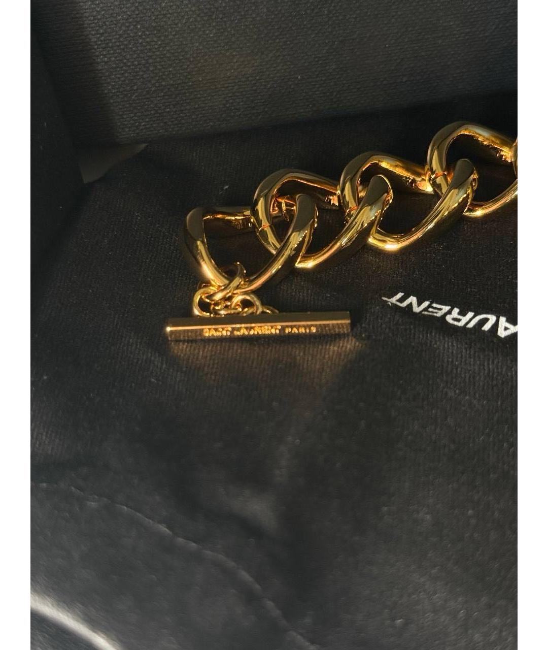 SAINT LAURENT Золотой браслет, фото 5