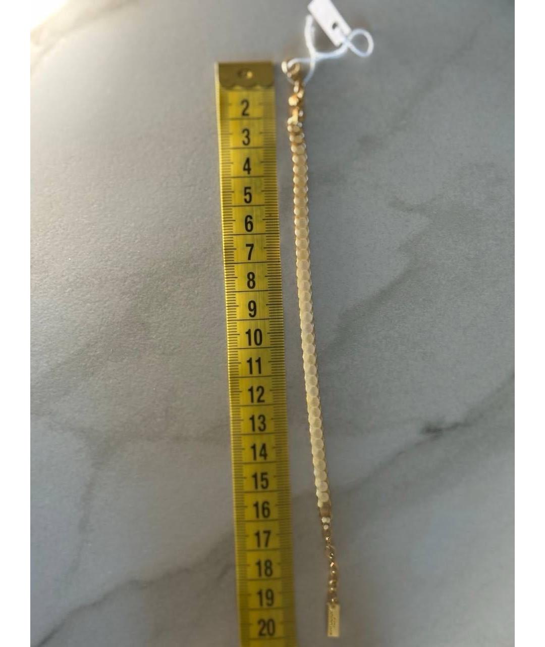 SAINT LAURENT Золотой браслет, фото 3