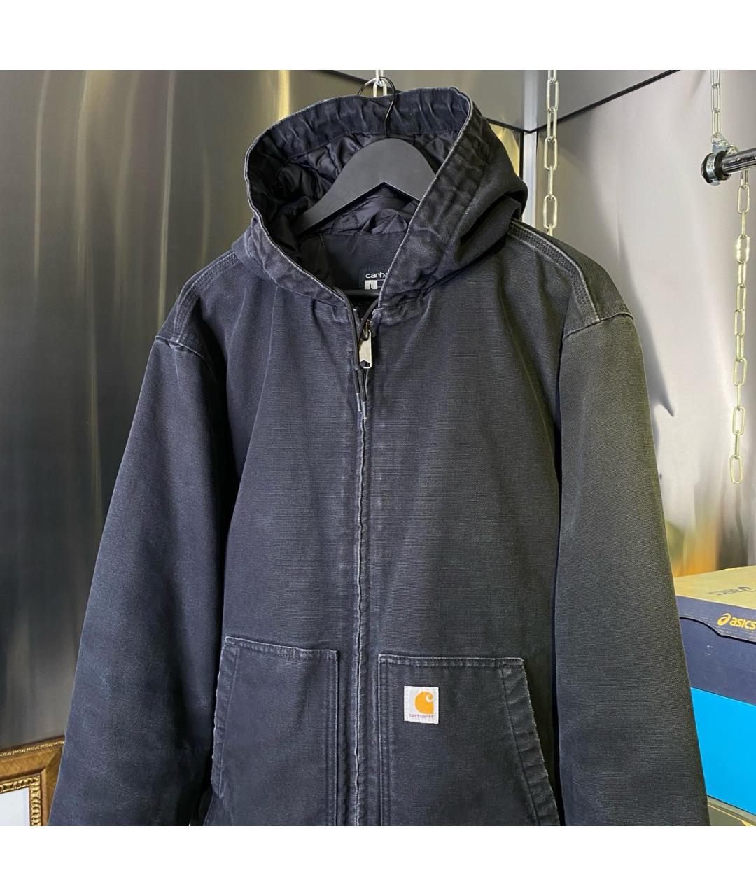 CARHARTT Черная деним куртка, фото 2