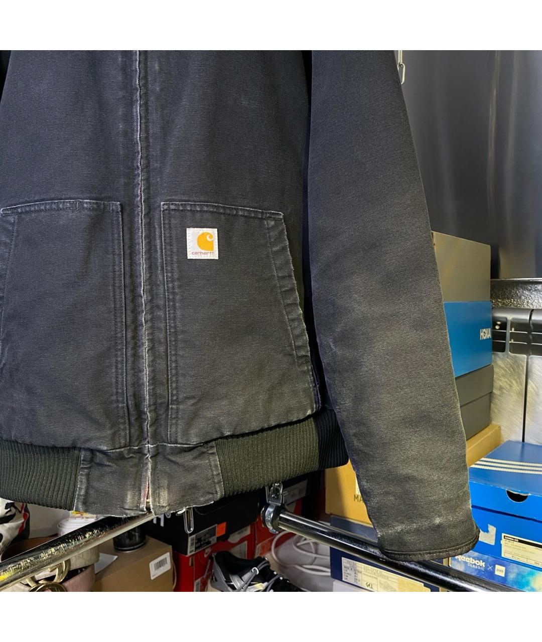 CARHARTT Черная деним куртка, фото 8