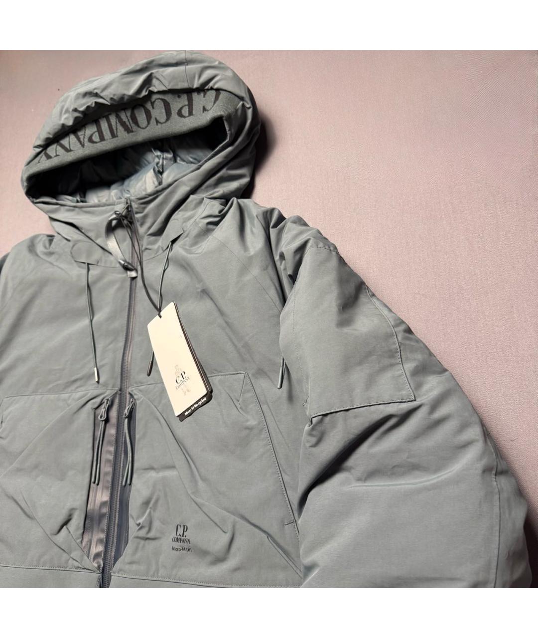 CP COMPANY Голубая полиэстеровая куртка, фото 4