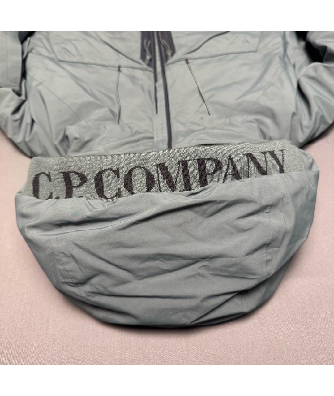 CP COMPANY Голубая полиэстеровая куртка, фото 5