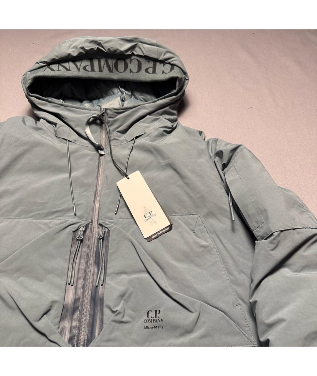 CP COMPANY Голубая полиэстеровая куртка, фото 2