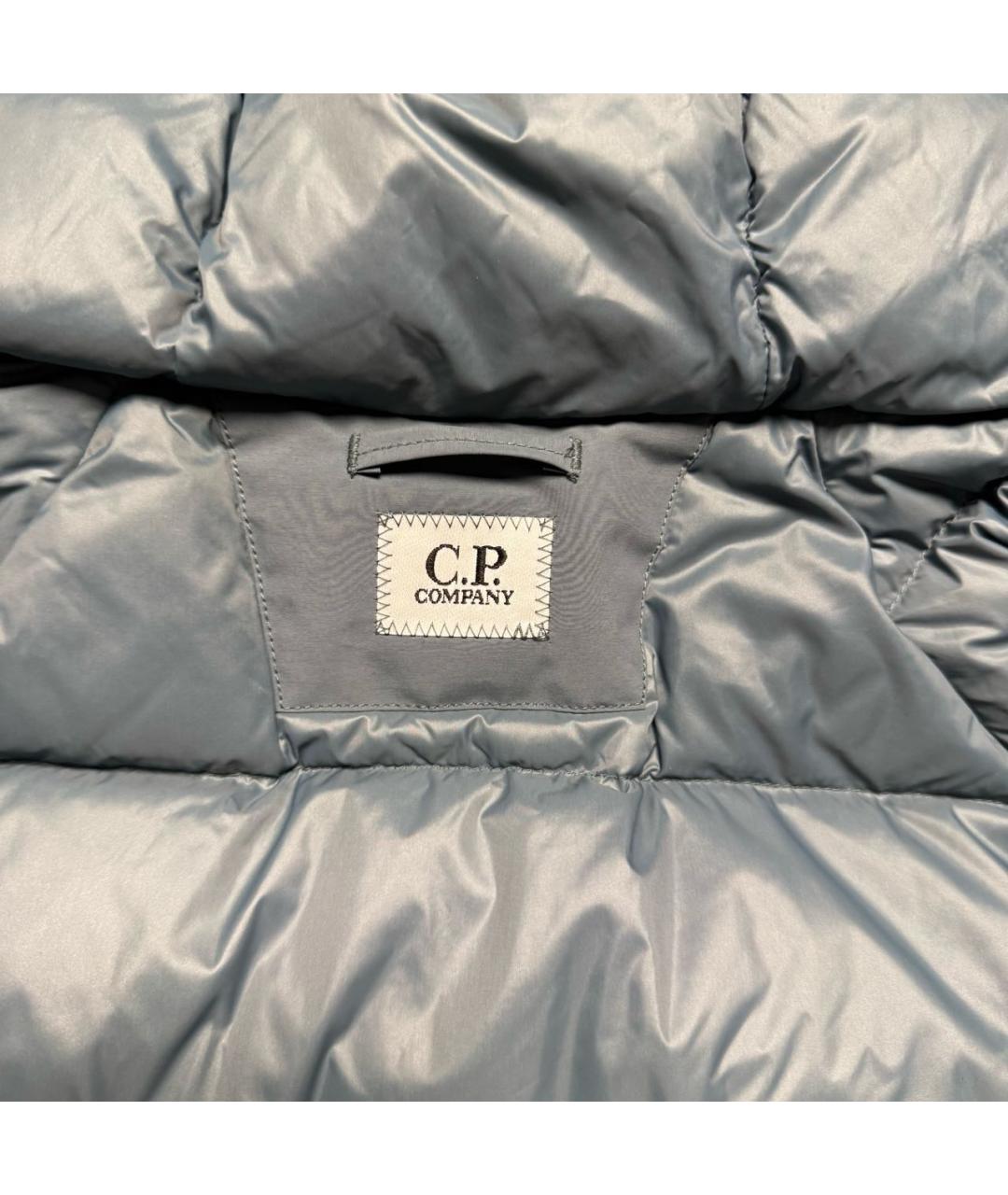 CP COMPANY Голубая полиэстеровая куртка, фото 6
