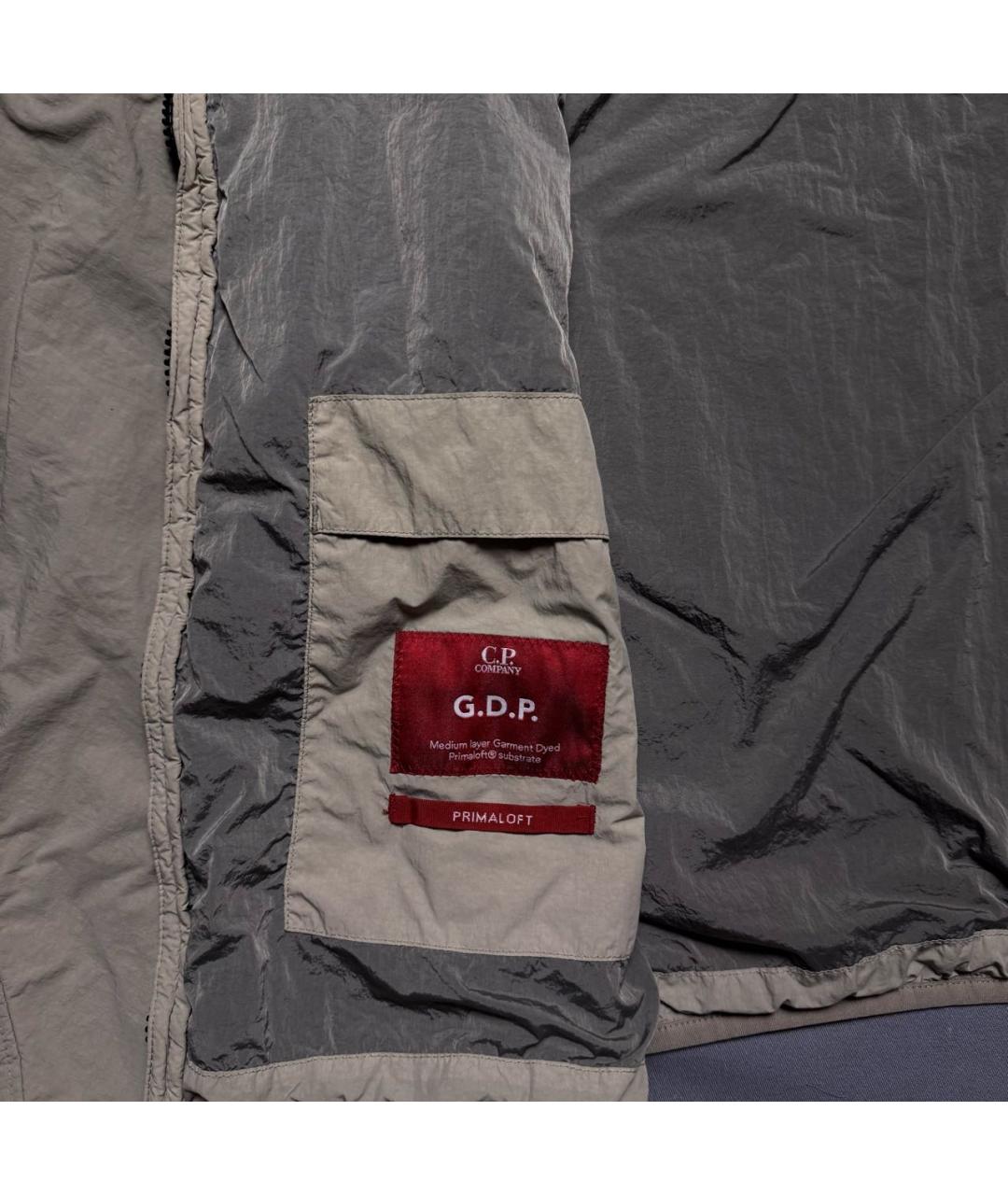 CP COMPANY Бежевая полиэстеровая куртка, фото 5