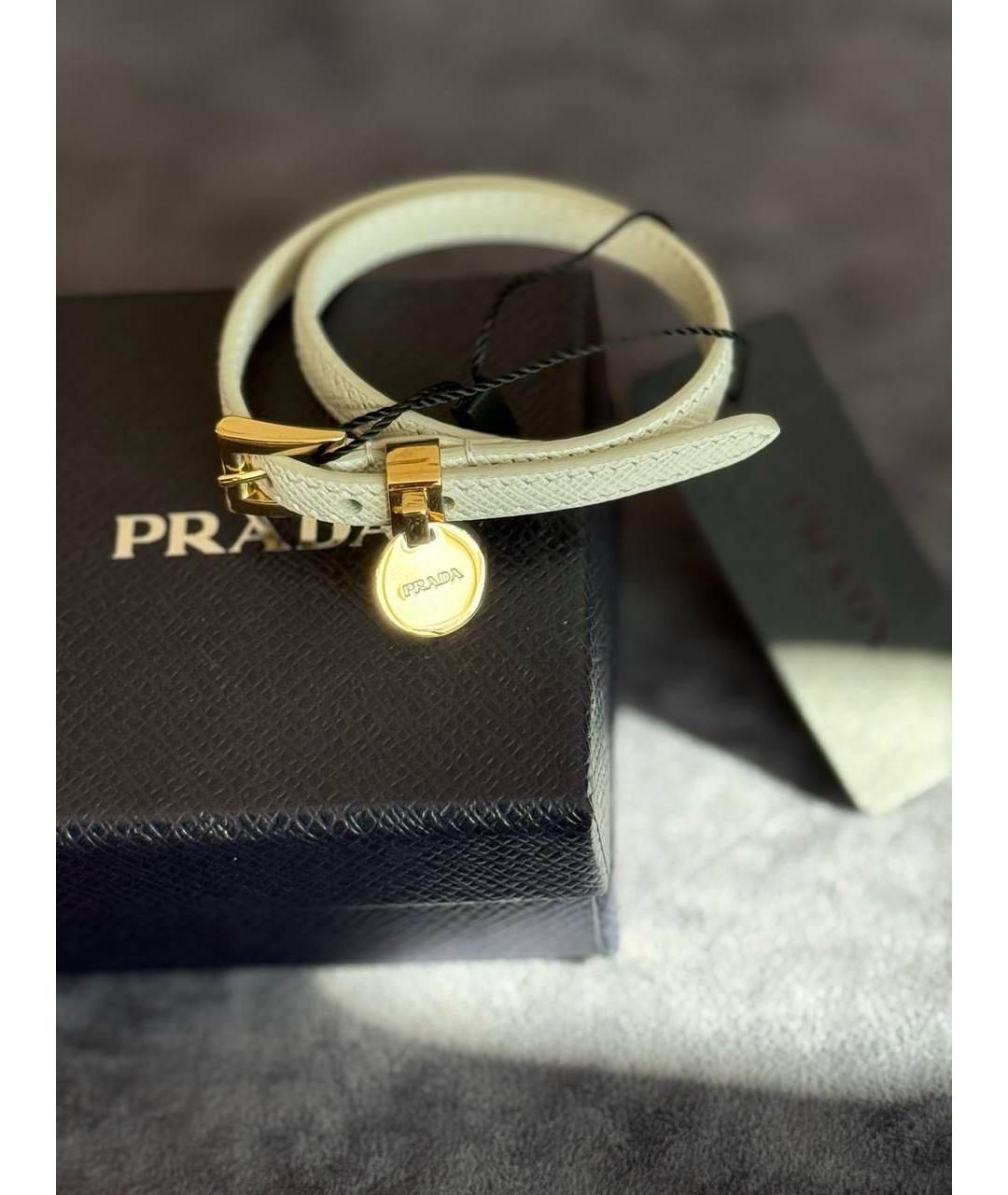 PRADA Кожаный браслет, фото 5