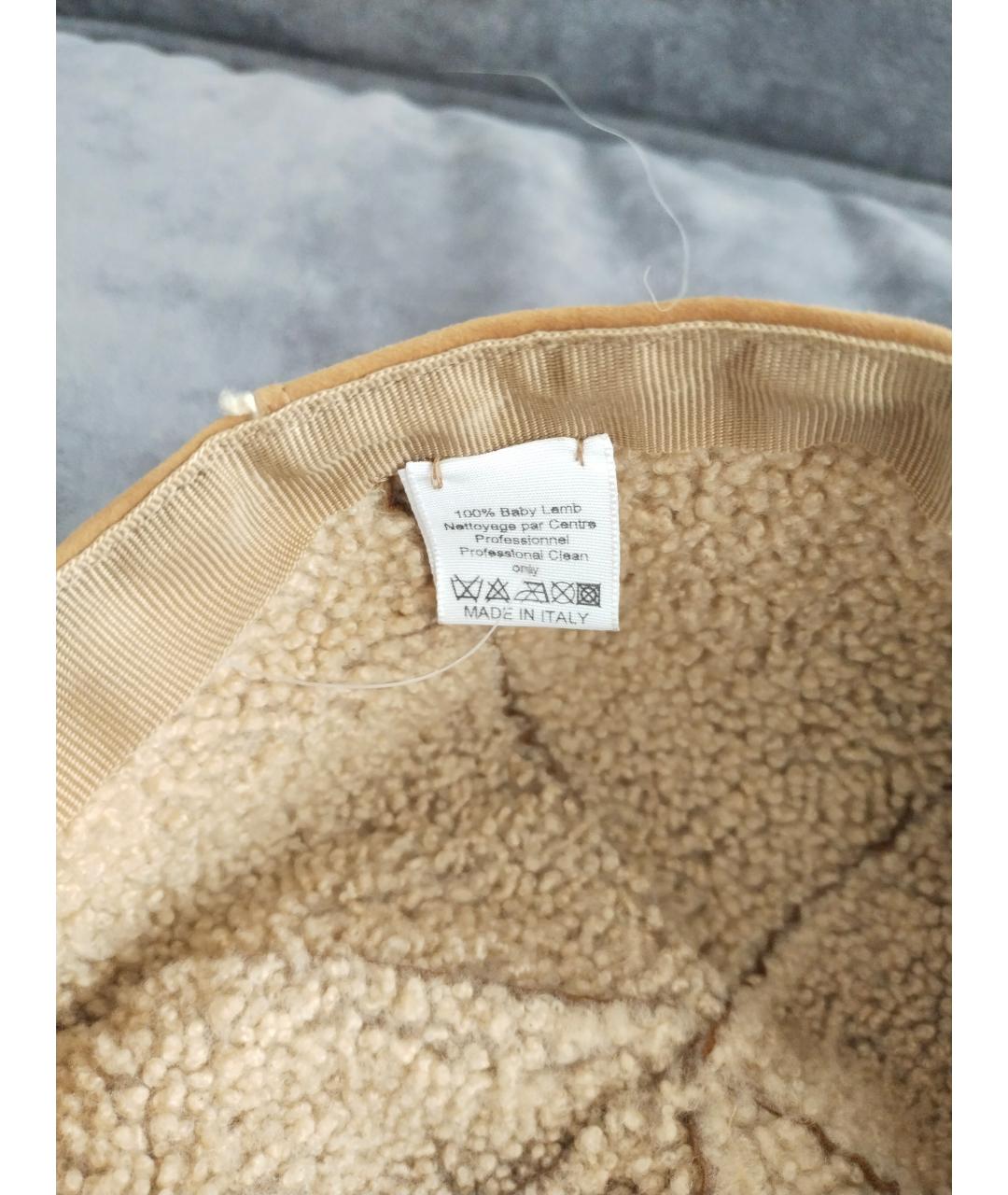CHANEL Горчичная кепка, фото 7