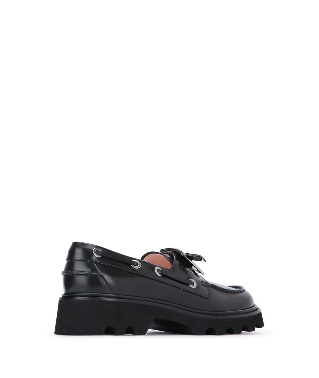 ROGER VIVIER Черные кожаные лоферы, фото 3