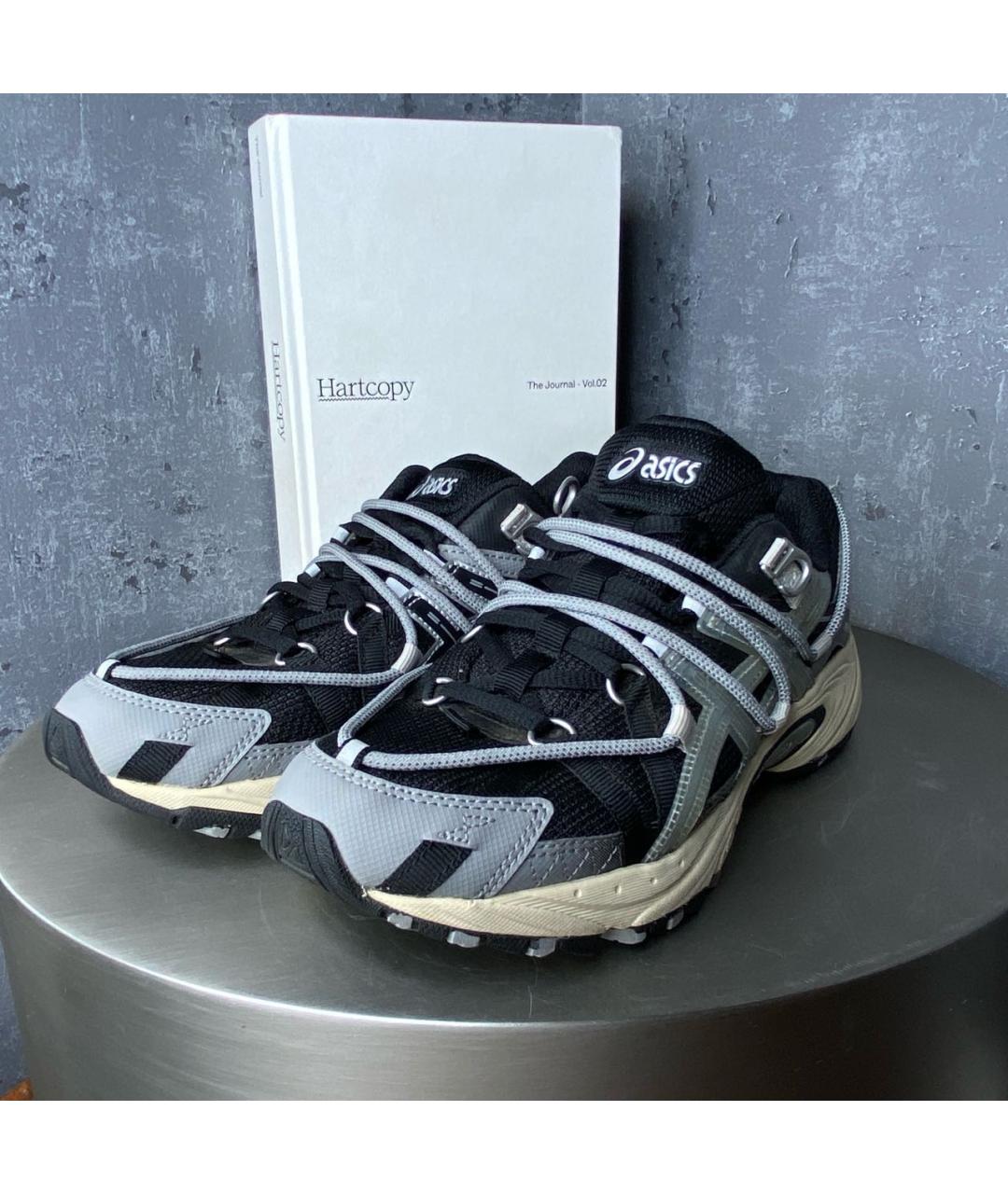 ASICS Серебряные синтетические кроссовки, фото 2