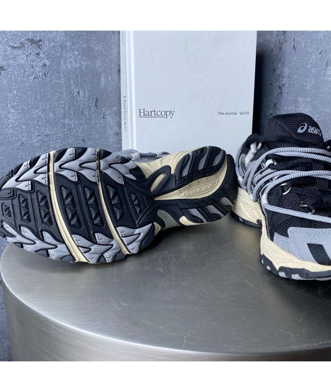 ASICS Серебряные синтетические кроссовки, фото 6