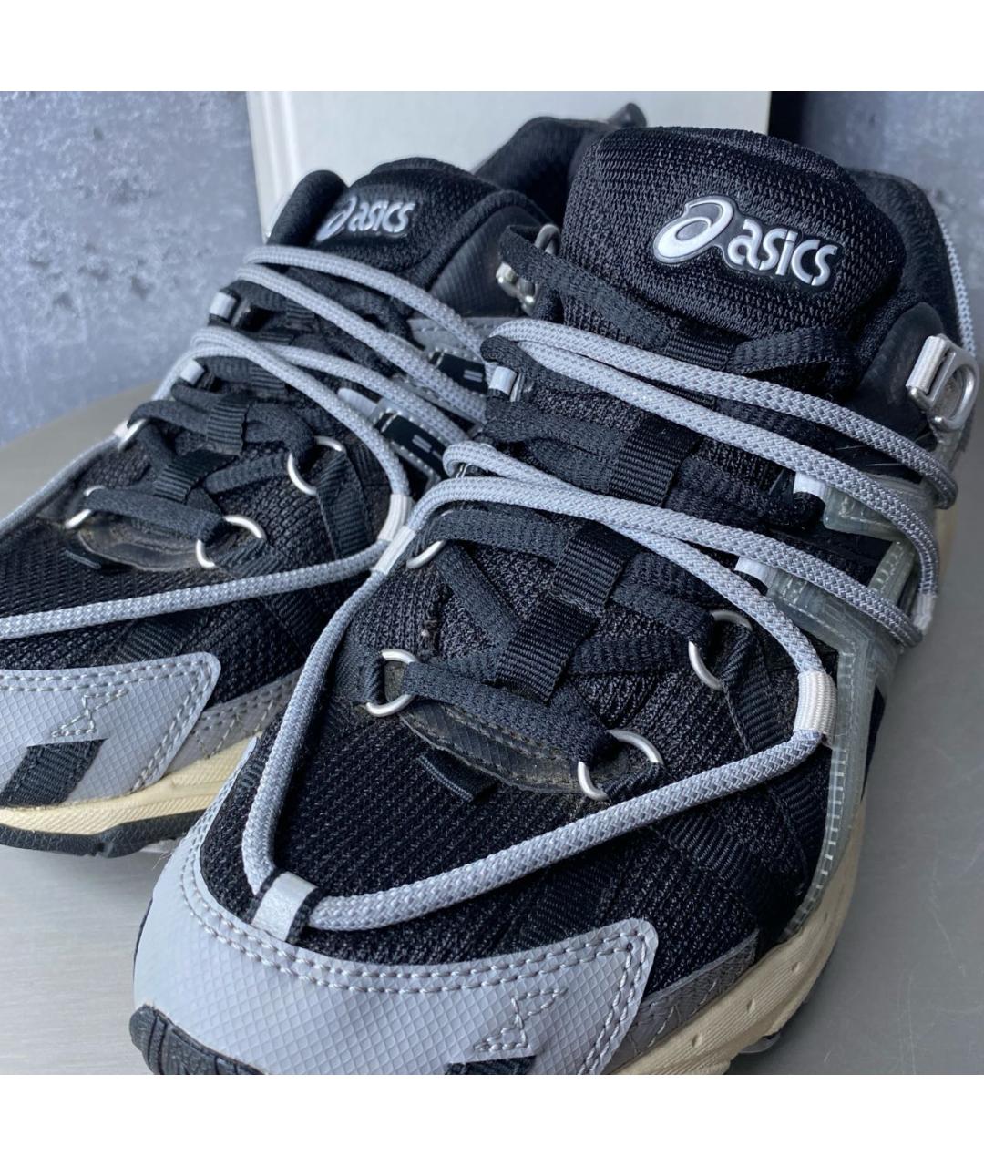 ASICS Серебряные синтетические кроссовки, фото 5