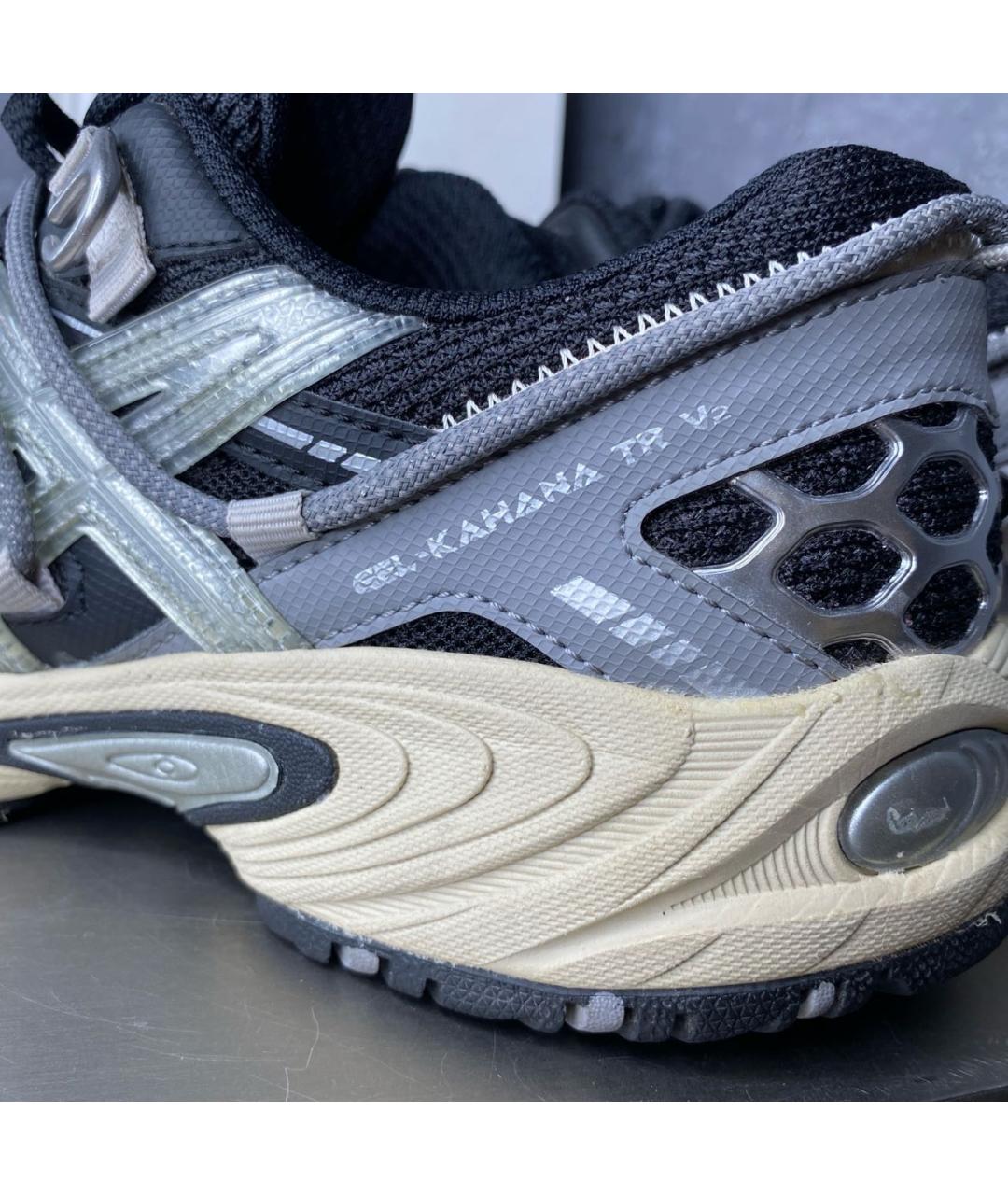 ASICS Серебряные синтетические кроссовки, фото 4