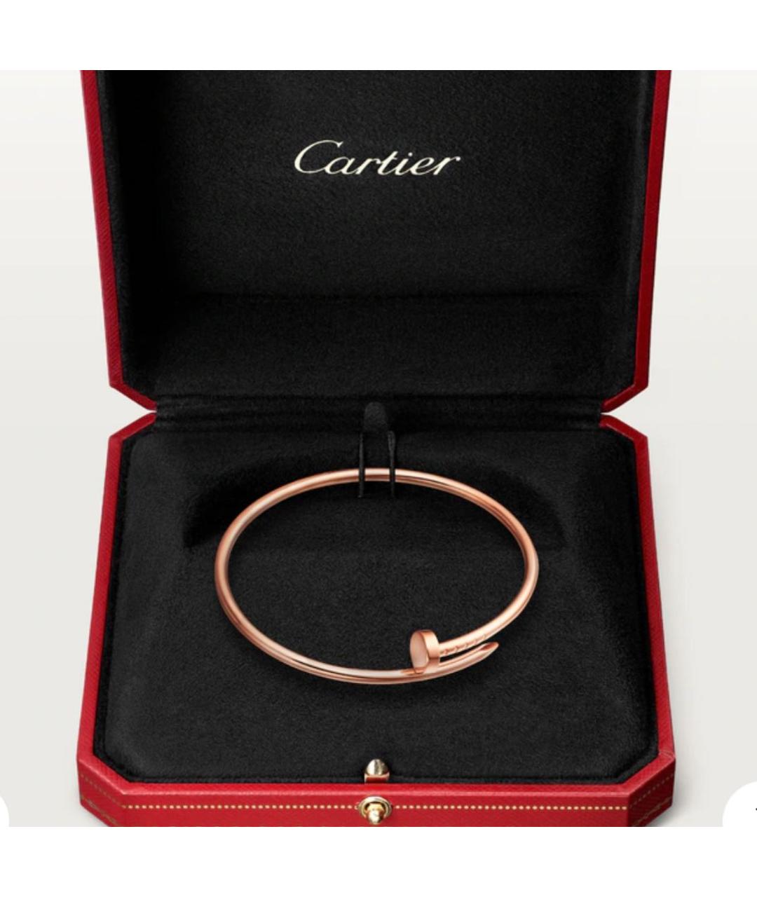 CARTIER Розовый браслет из розового золота, фото 2
