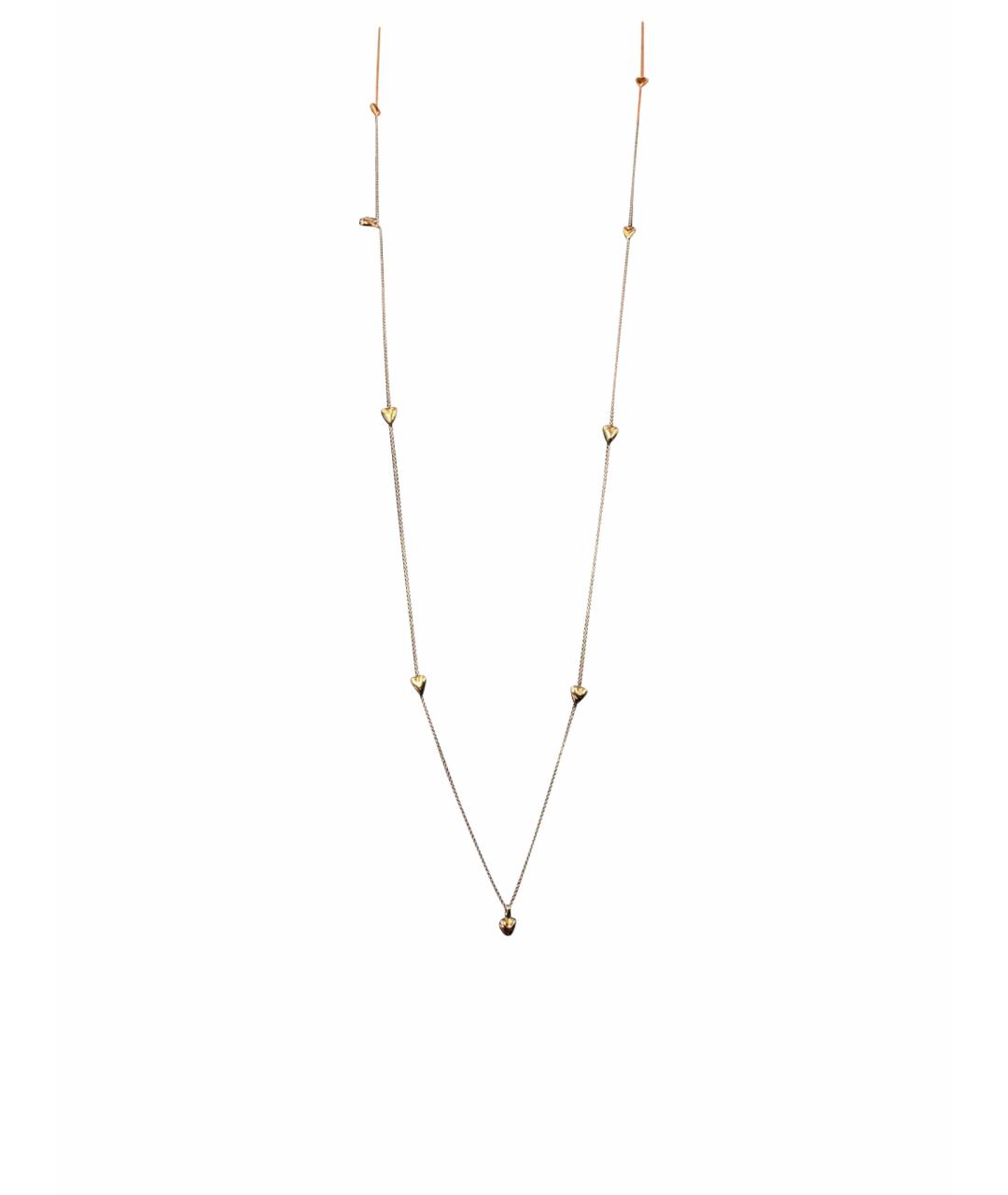 SAINT LAURENT Золотое колье, фото 1