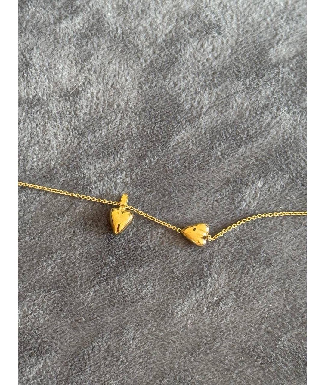 SAINT LAURENT Золотое колье, фото 4
