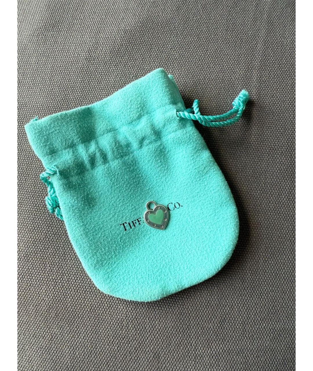 TIFFANY&CO Бирюзовая серебряная подвеска, фото 2