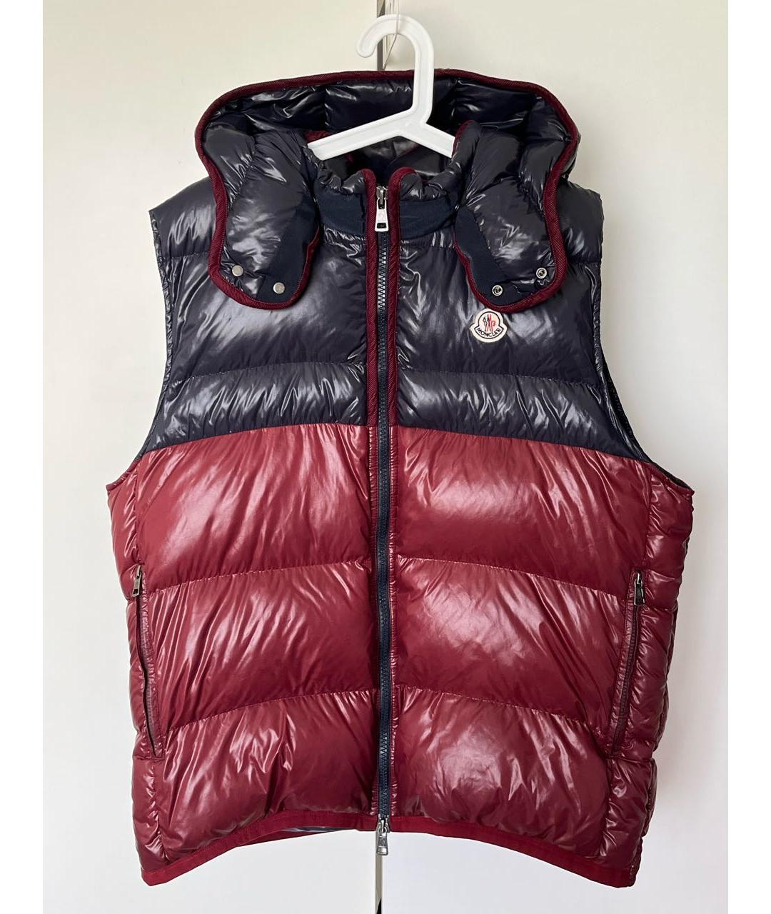 MONCLER Темно-синий жилет, фото 8