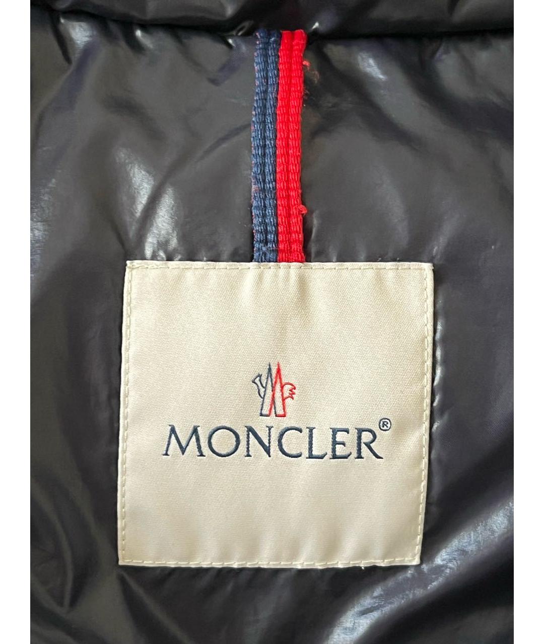 MONCLER Темно-синий жилет, фото 4