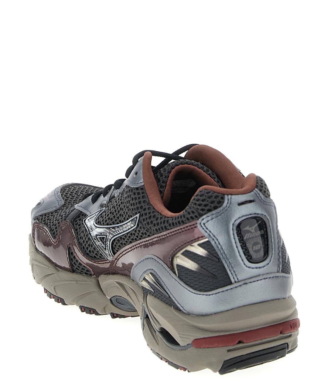 MIZUNO Серые низкие кроссовки / кеды, фото 3