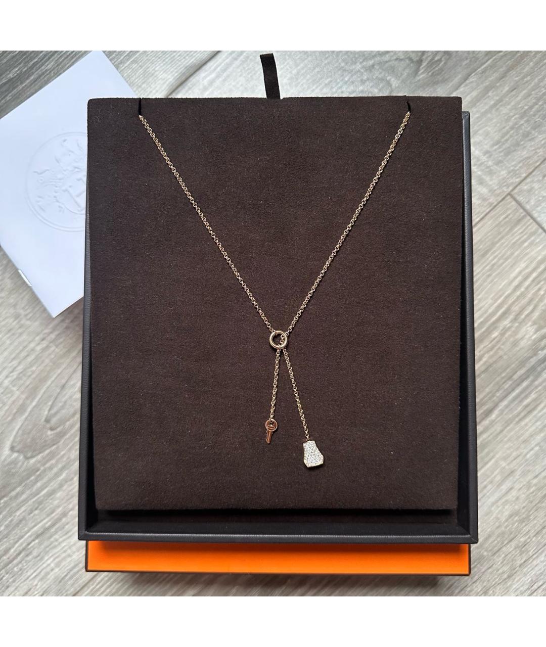 HERMES Золотая подвеска из желтого золота, фото 7