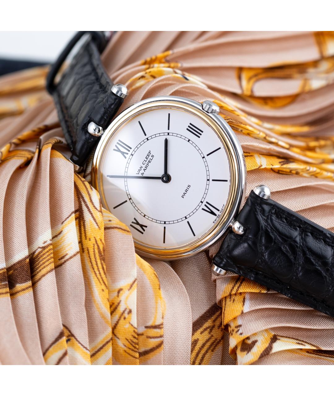 VAN CLEEF & ARPELS Белые металлические часы, фото 2