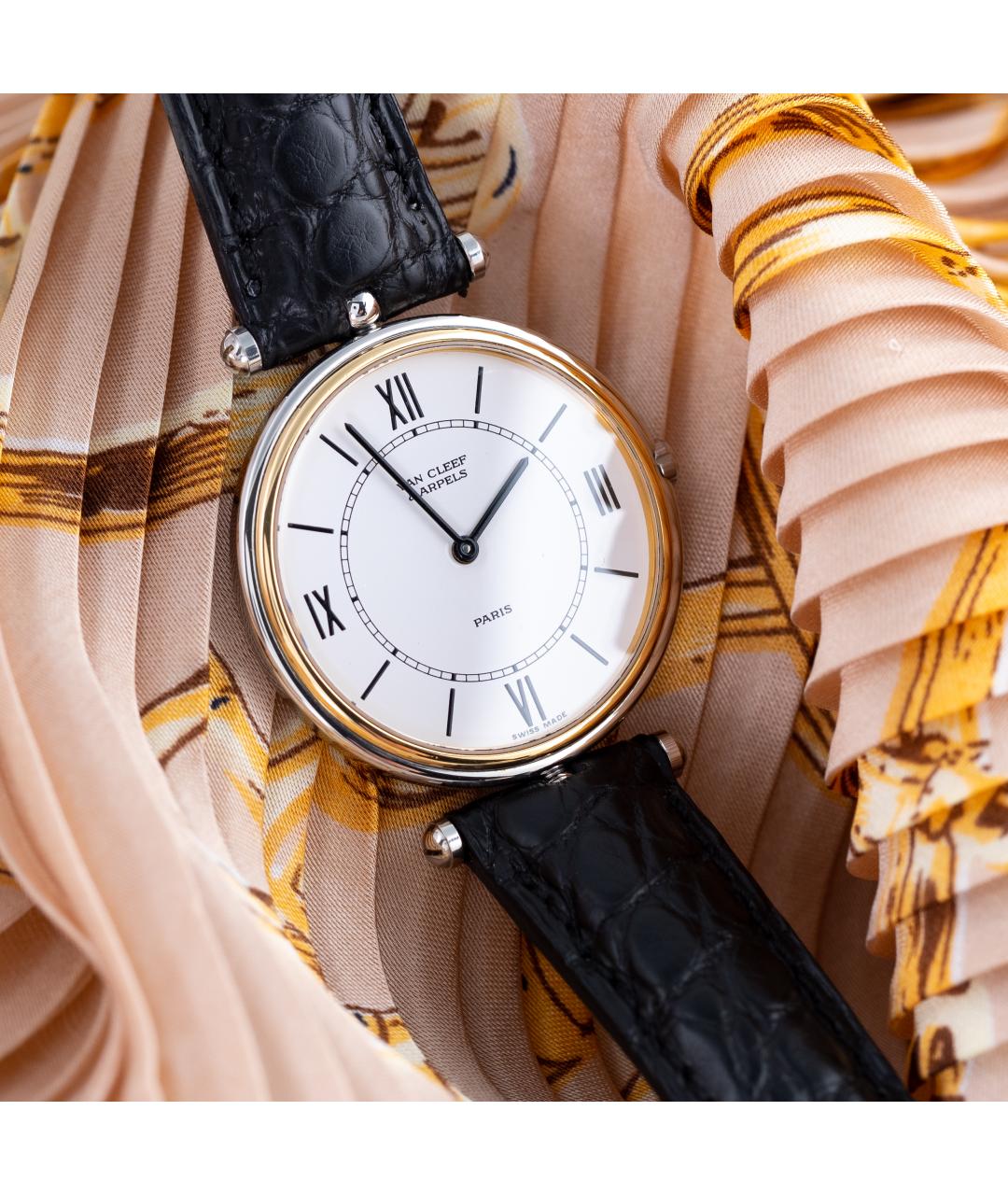 VAN CLEEF & ARPELS Белые металлические часы, фото 4