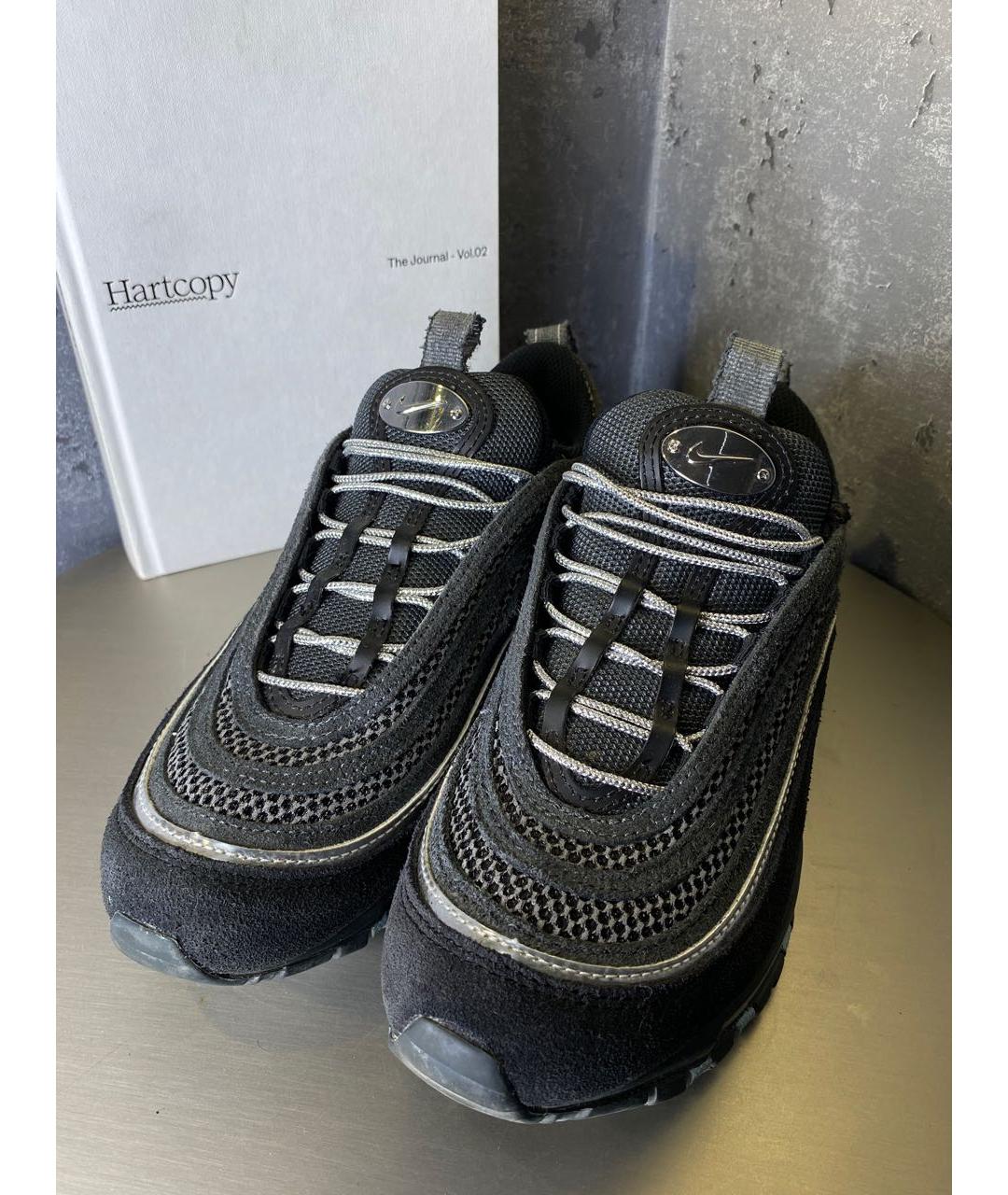 NIKE Черные синтетические кроссовки, фото 4