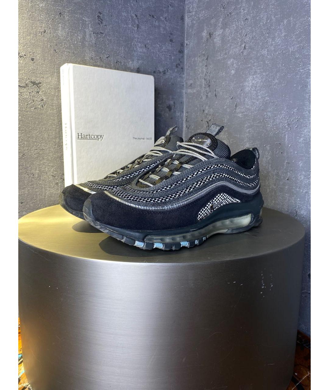 NIKE Черные синтетические кроссовки, фото 2