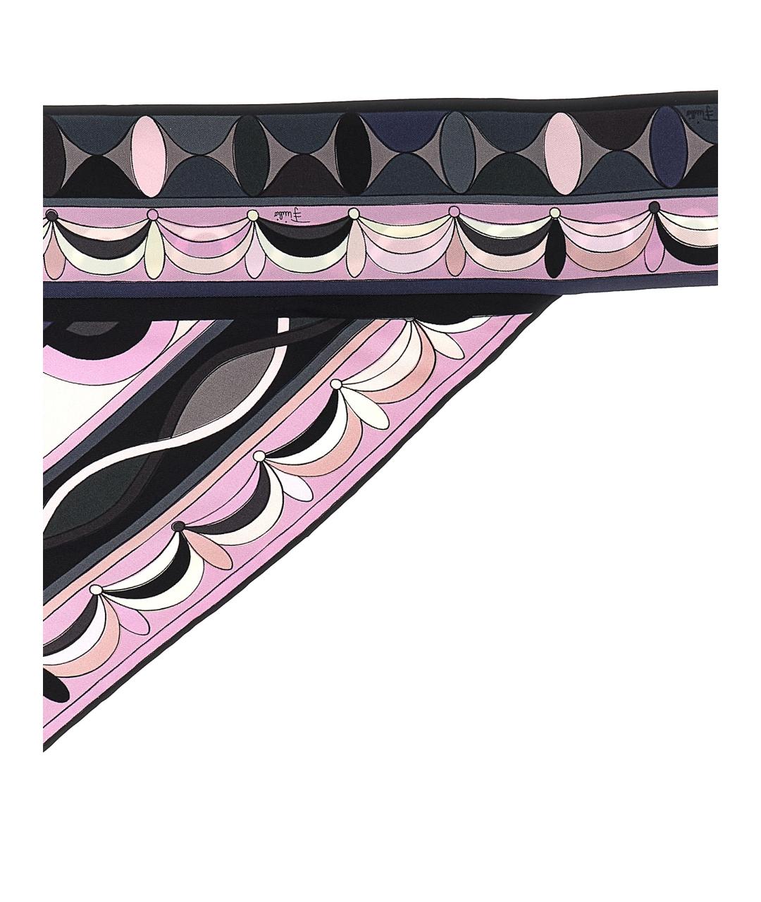 EMILIO PUCCI Мульти шелковый шарф, фото 2