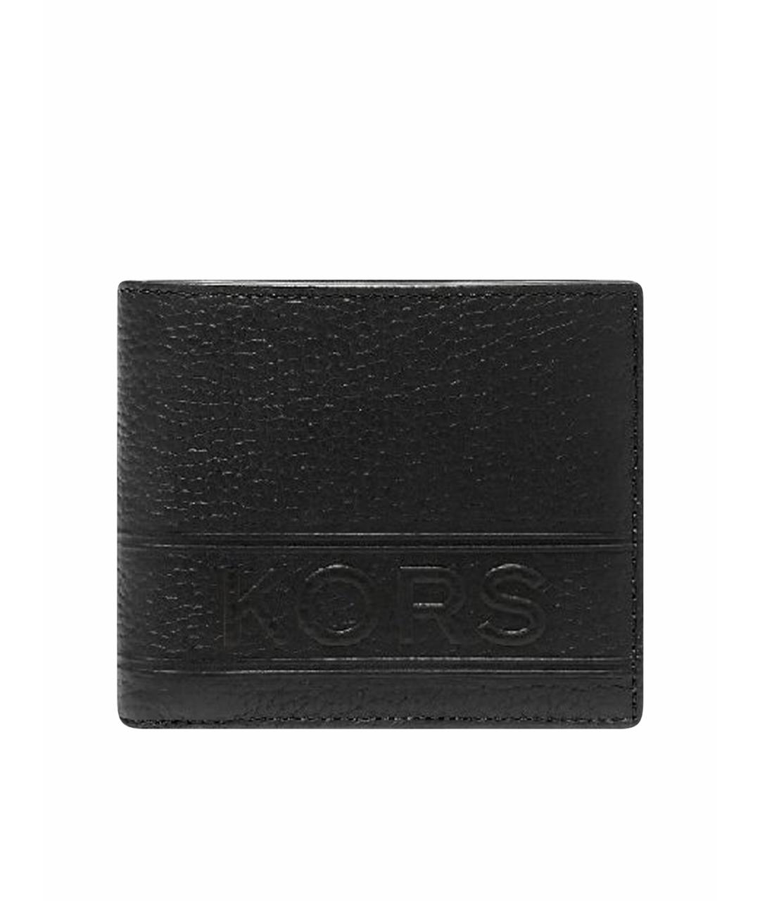 MICHAEL KORS Черный кожаный кошелек, фото 1