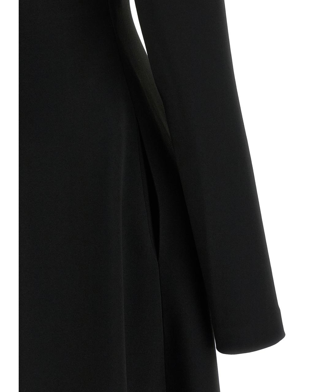 ALBERTA FERRETTI Черная вискозная юбка миди, фото 5