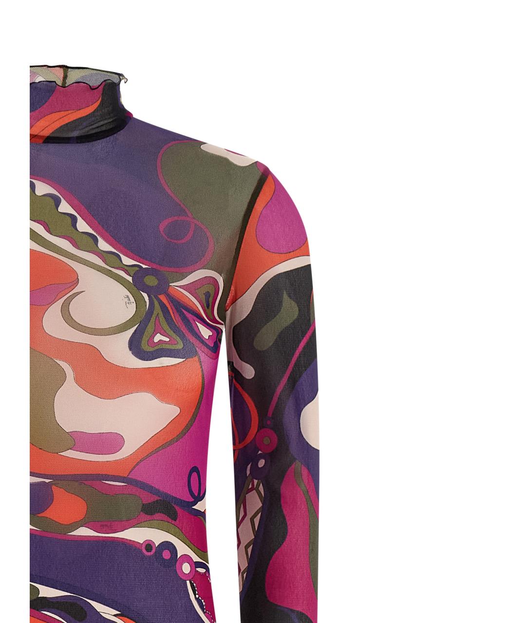 EMILIO PUCCI Мульти полиамидовая юбка макси, фото 3