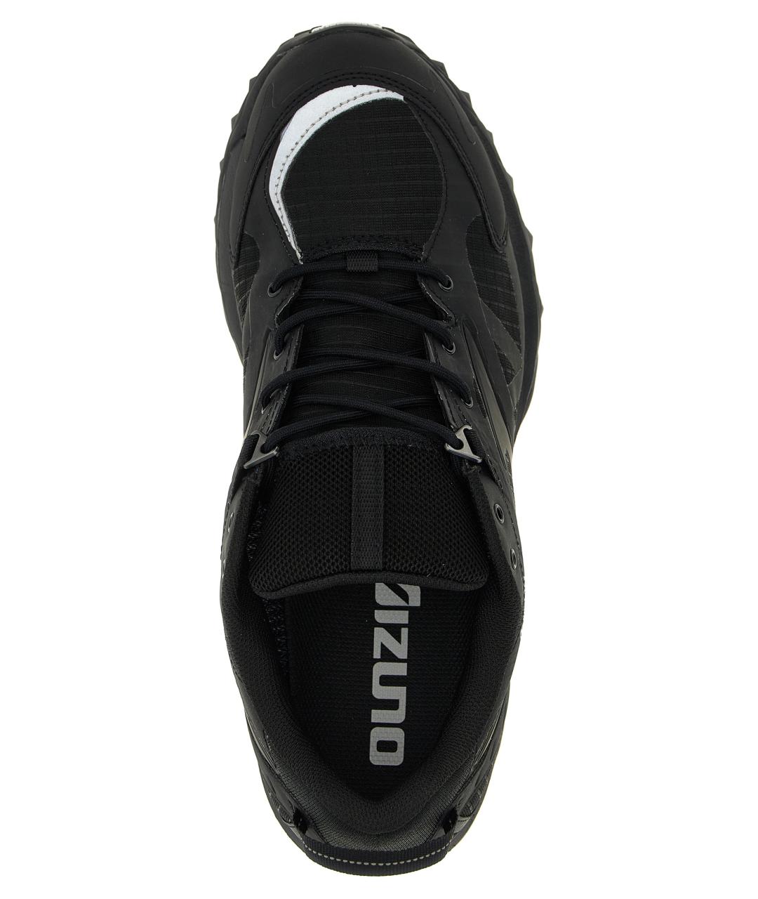 MIZUNO Черные синтетические низкие кроссовки / кеды, фото 4