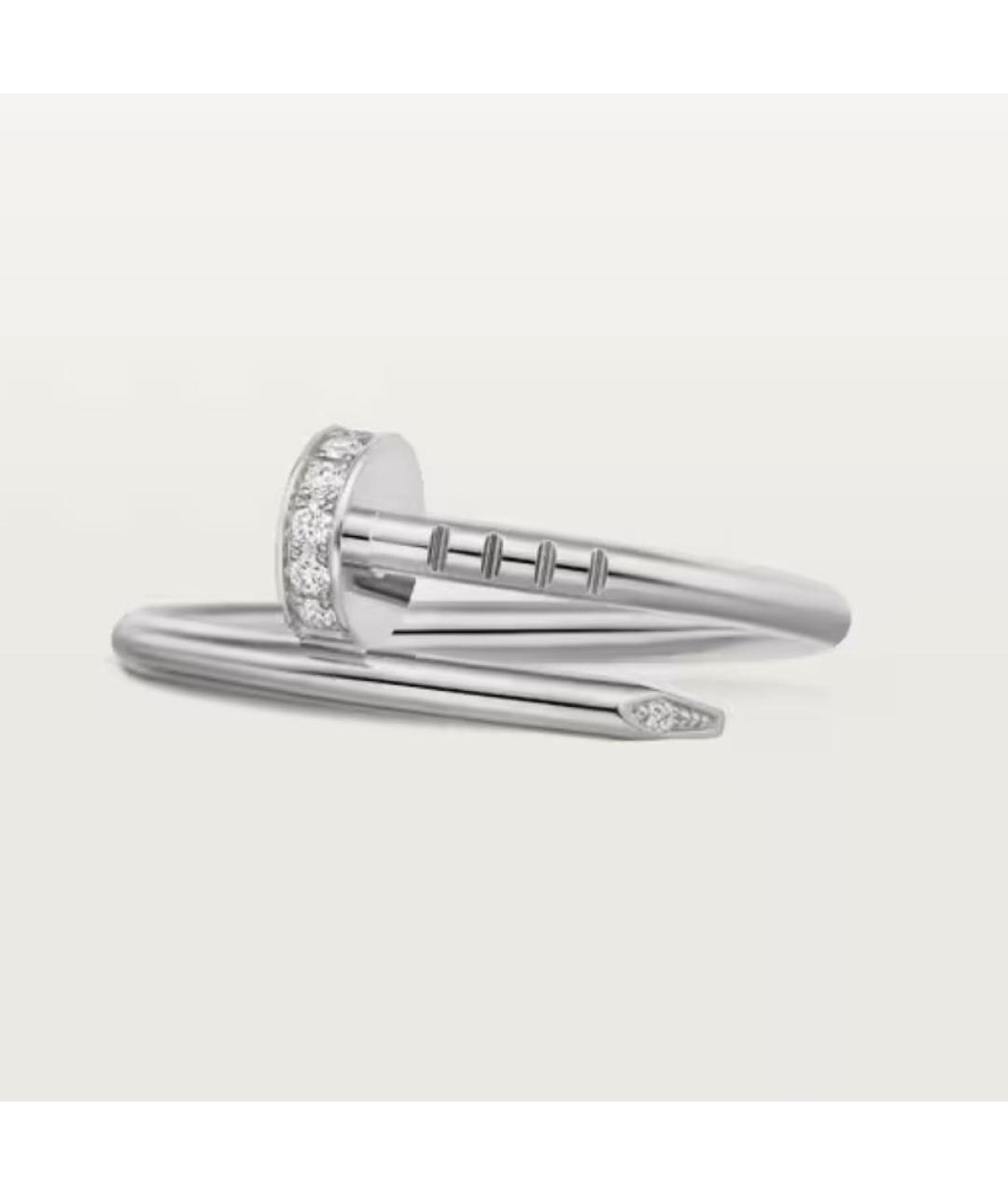 CARTIER Серебряное кольцо из белого золота, фото 4