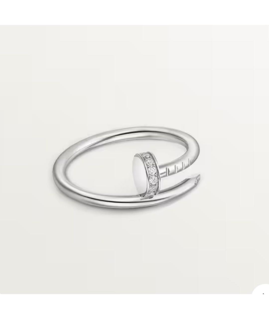 CARTIER Серебряное кольцо из белого золота, фото 5