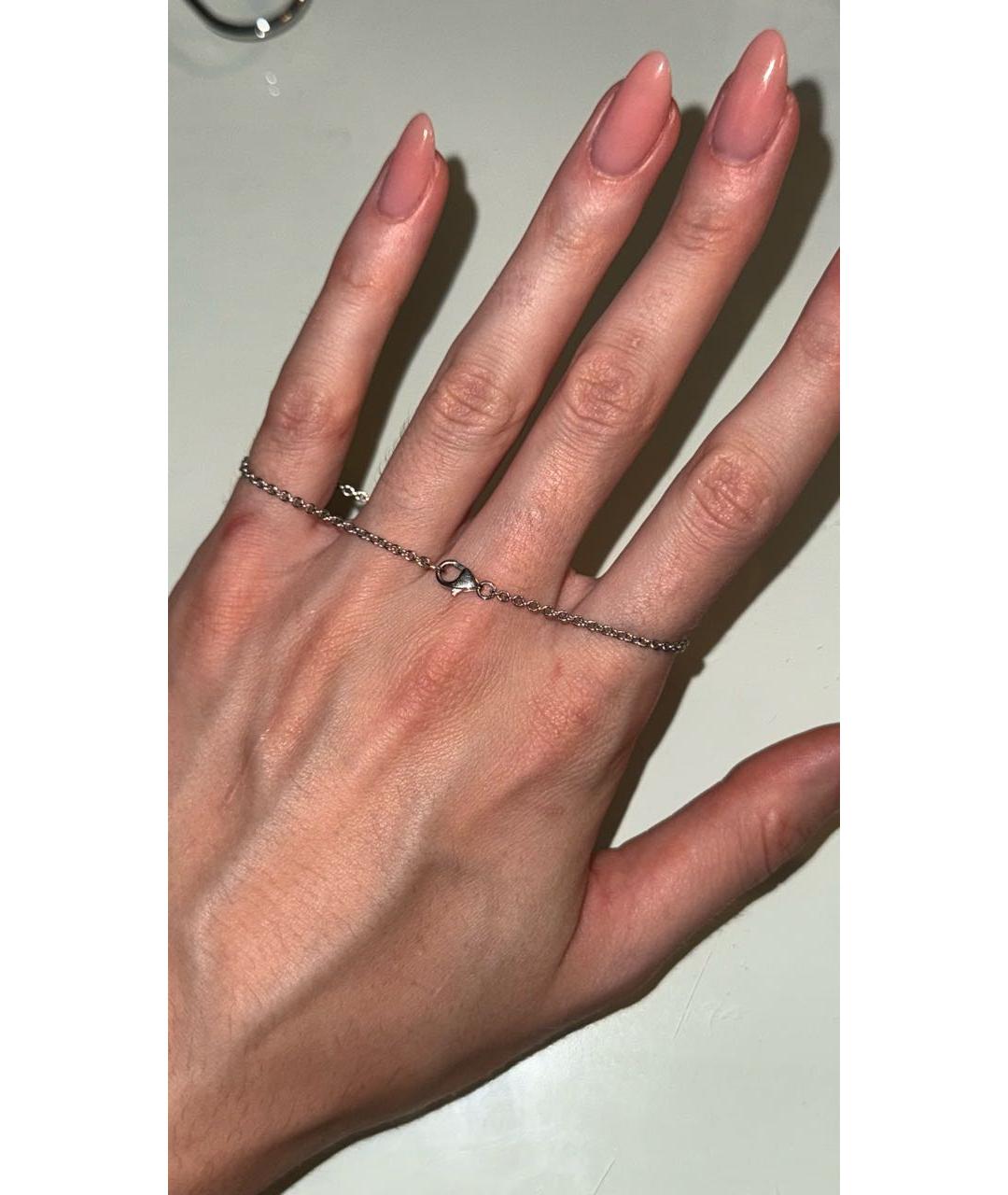 CARTIER Белый браслет из белого золота, фото 4