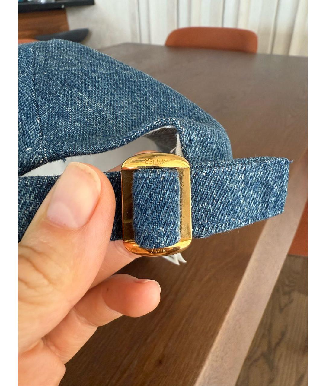CELINE Синяя кепка, фото 7