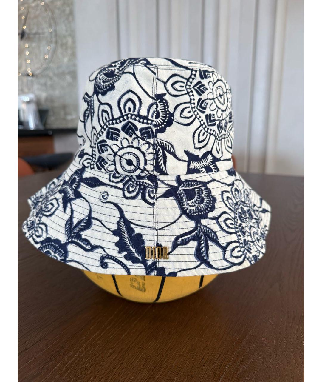 CHRISTIAN DIOR Мульти хлопковая панама, фото 2