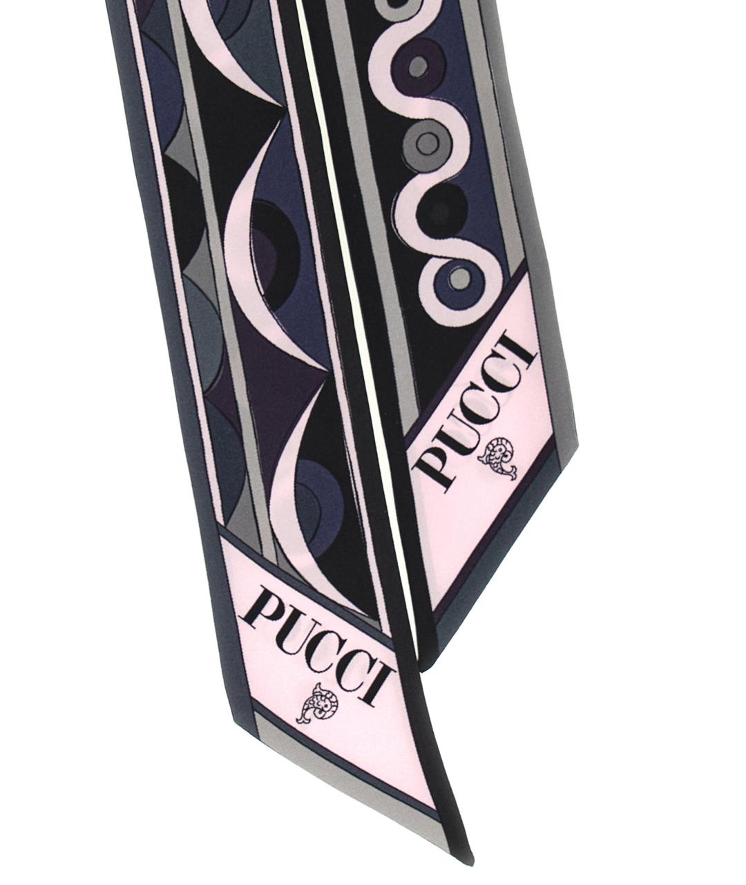 EMILIO PUCCI Мульти шелковый шарф, фото 3