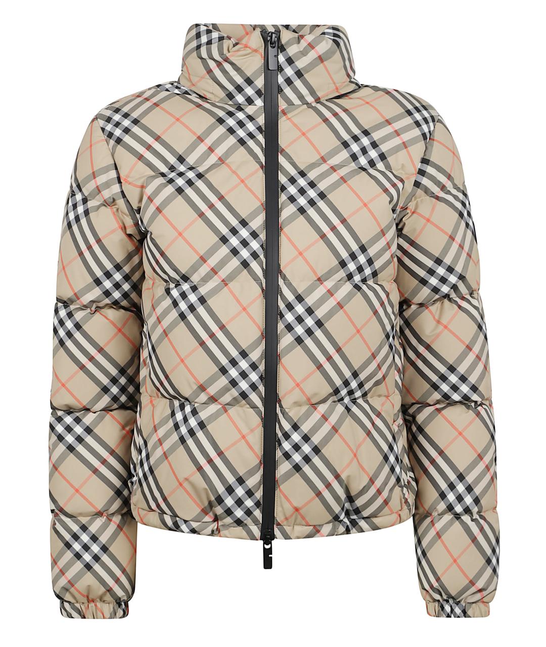 BURBERRY Бежевая полиэстеровая куртка, фото 1