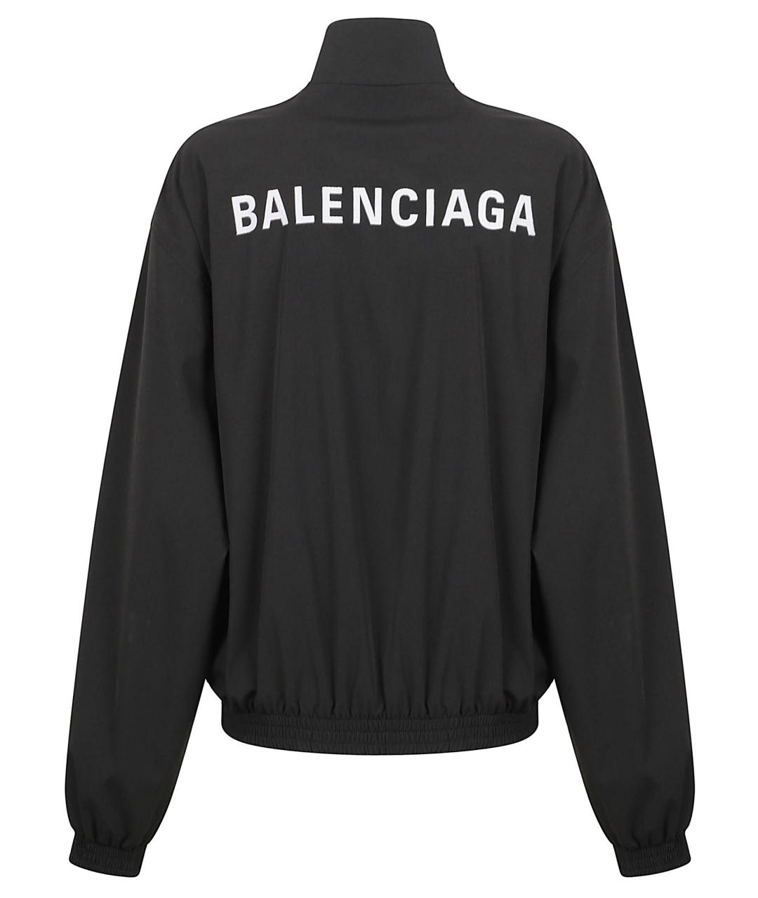BALENCIAGA Черная полиэстеровая куртка, фото 3
