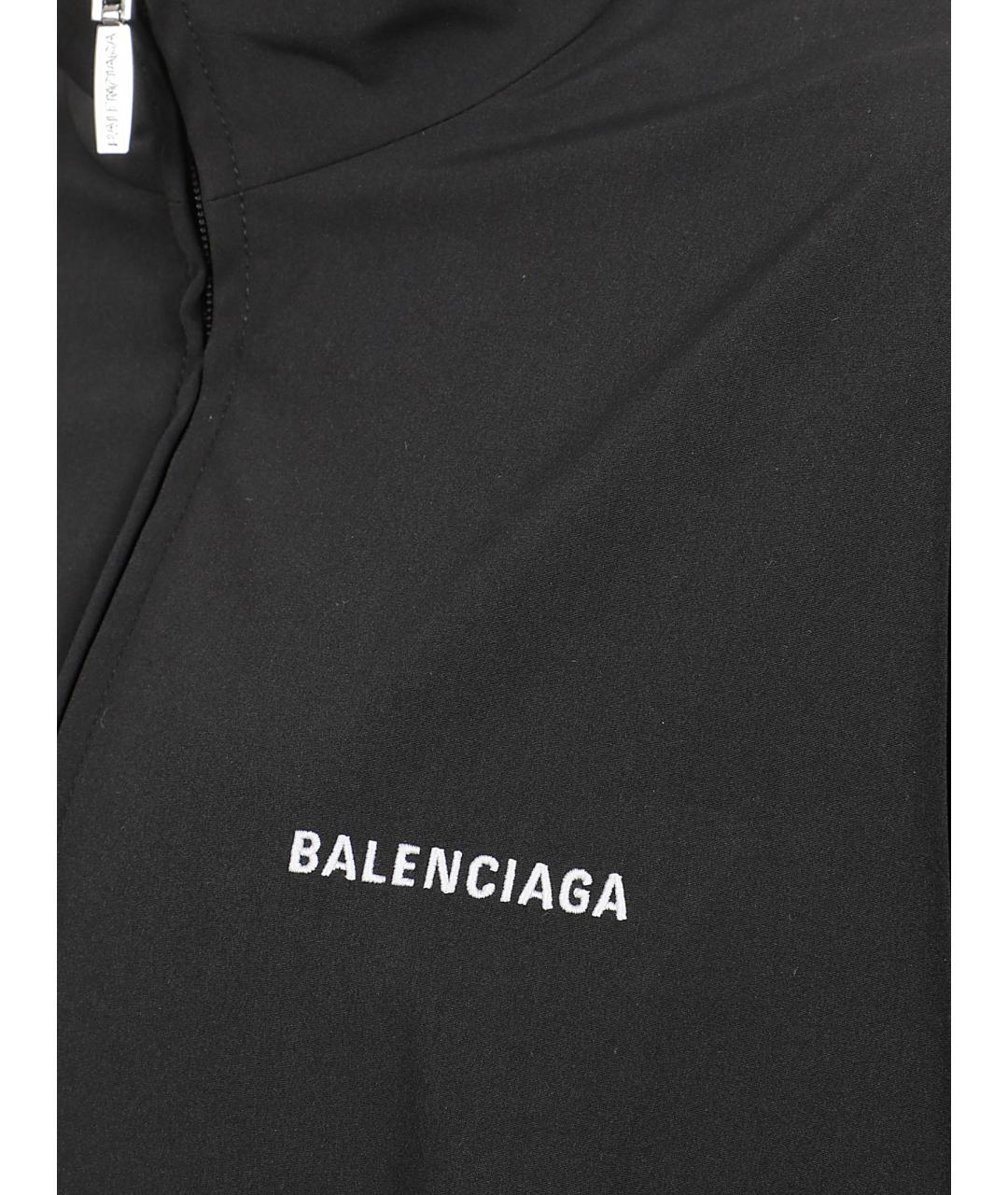 BALENCIAGA Черная полиэстеровая куртка, фото 2