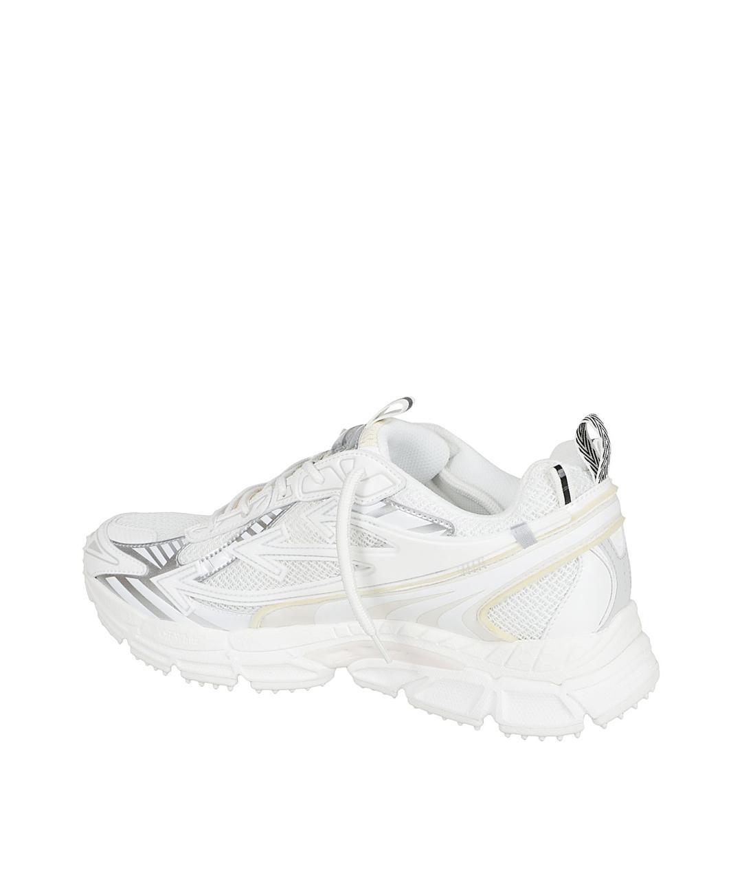 OFF-WHITE Белые синтетические низкие кроссовки / кеды, фото 3