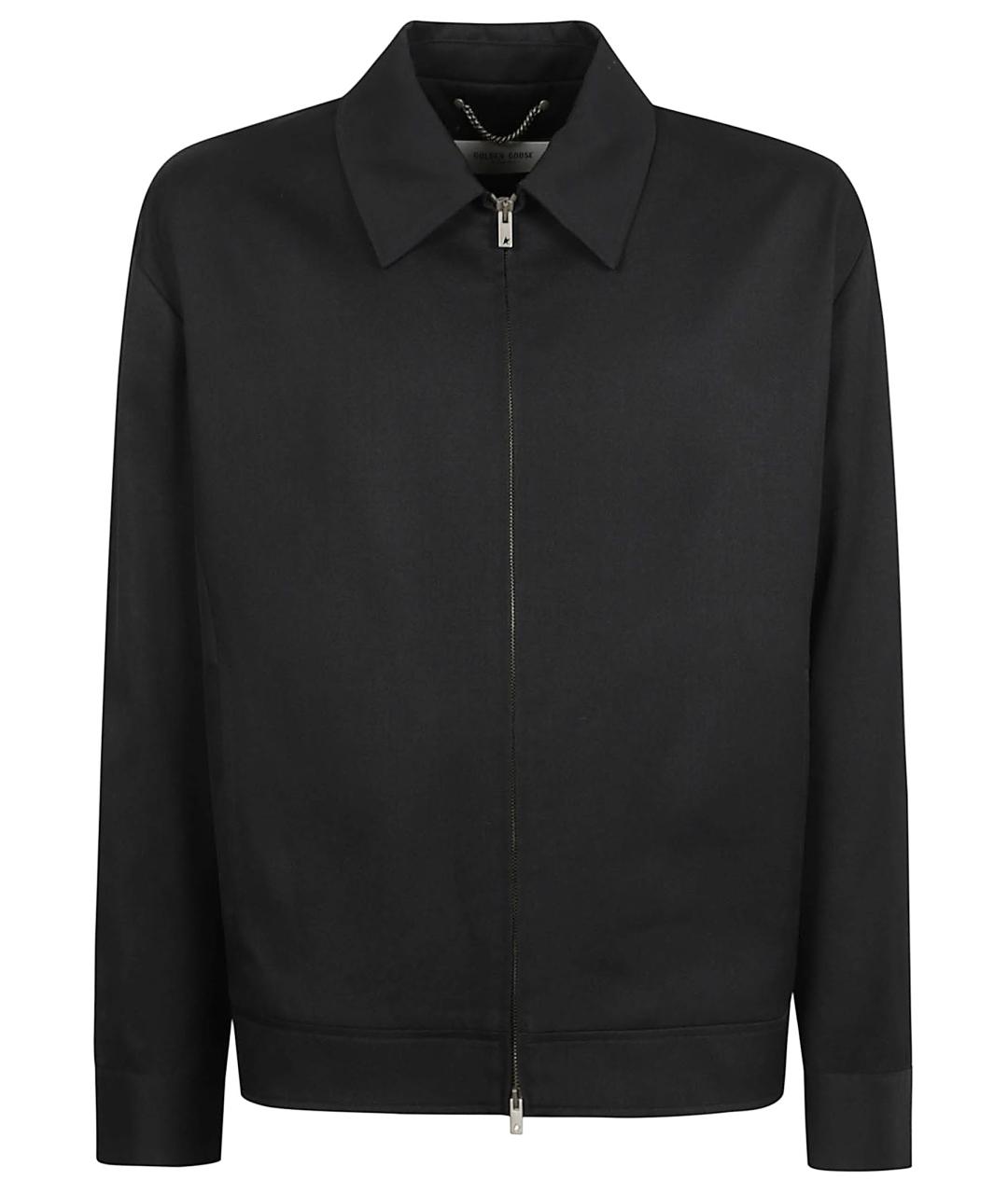 GOLDEN GOOSE DELUXE BRAND Черная хлопковая куртка, фото 1